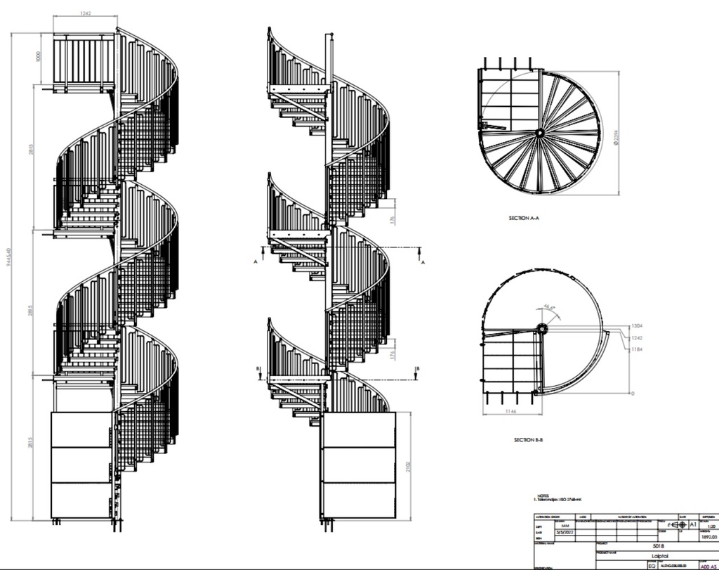 Spiraliniai laiptai 4089